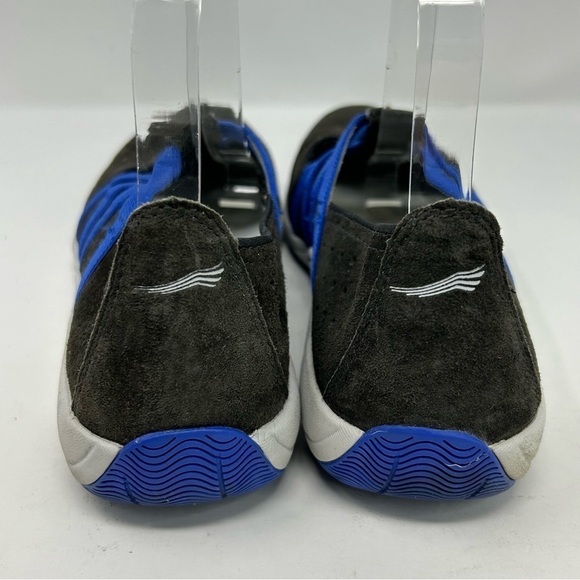 Dansko Hope Black Leather & Royal Blue Stretch Fabric Mary Janes Loafers Size 40 - Picture 8 of 13